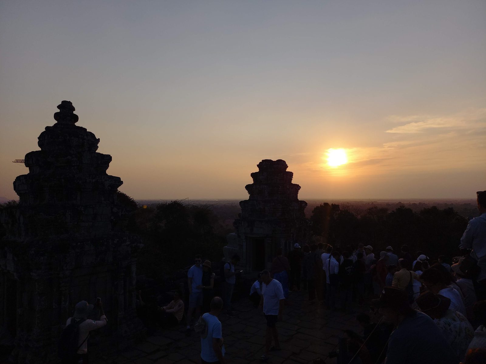 プノン・バケンの夕日